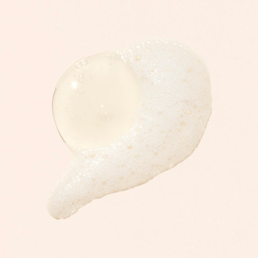 close up of happy aura natural clean cleanser gel by rachel perry