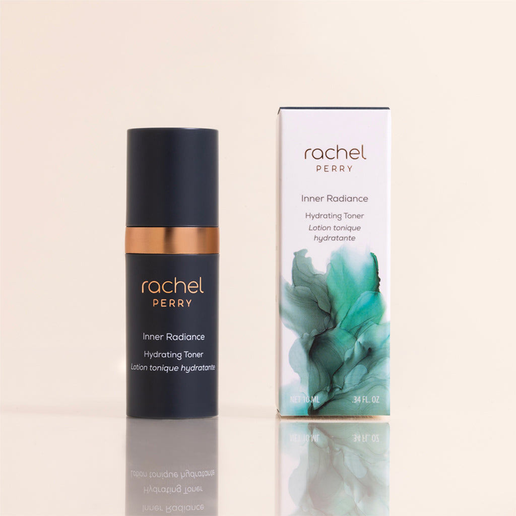 natural organic face toner inner radiance in travel size by rachel perry a vegan clean skincare brand