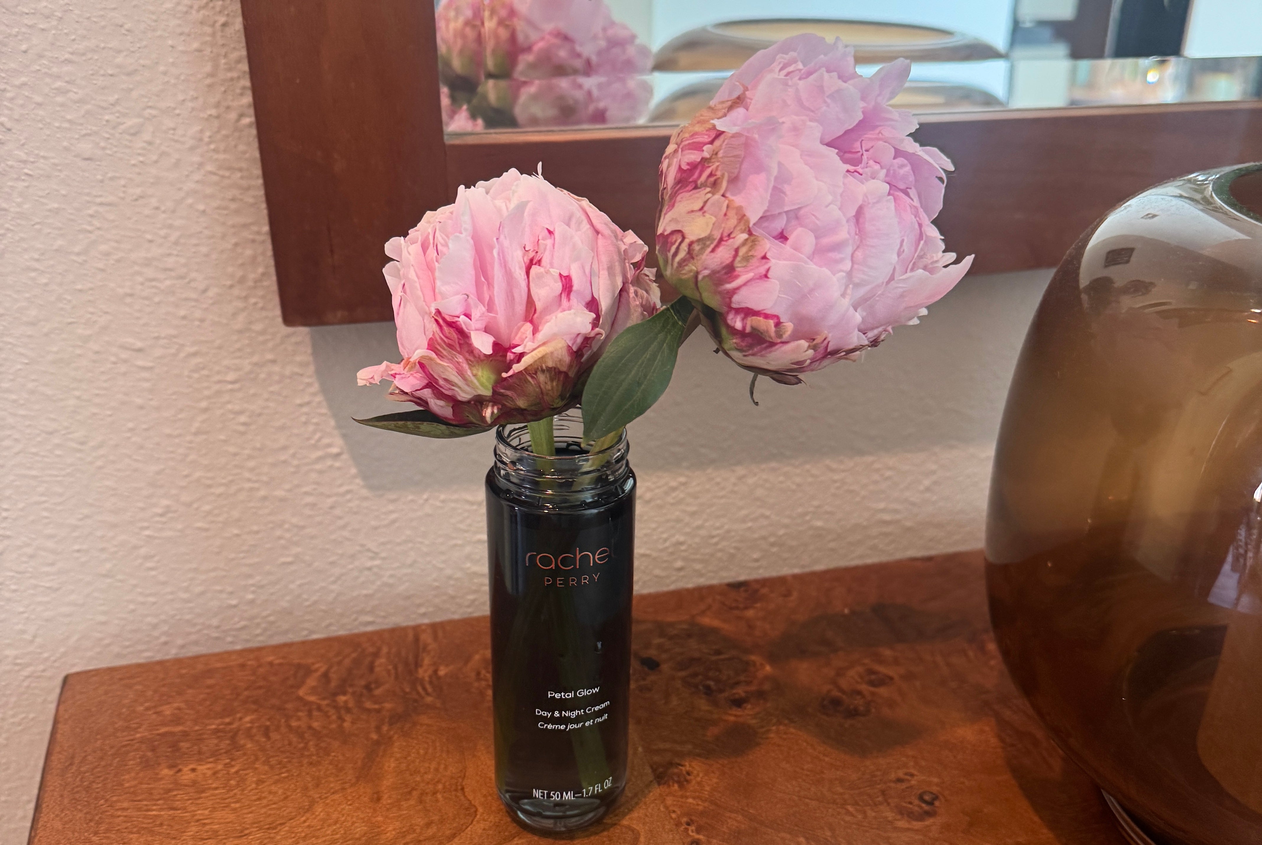 Upcycle reuse skincare containers ideas bud vase rachel perry skincare