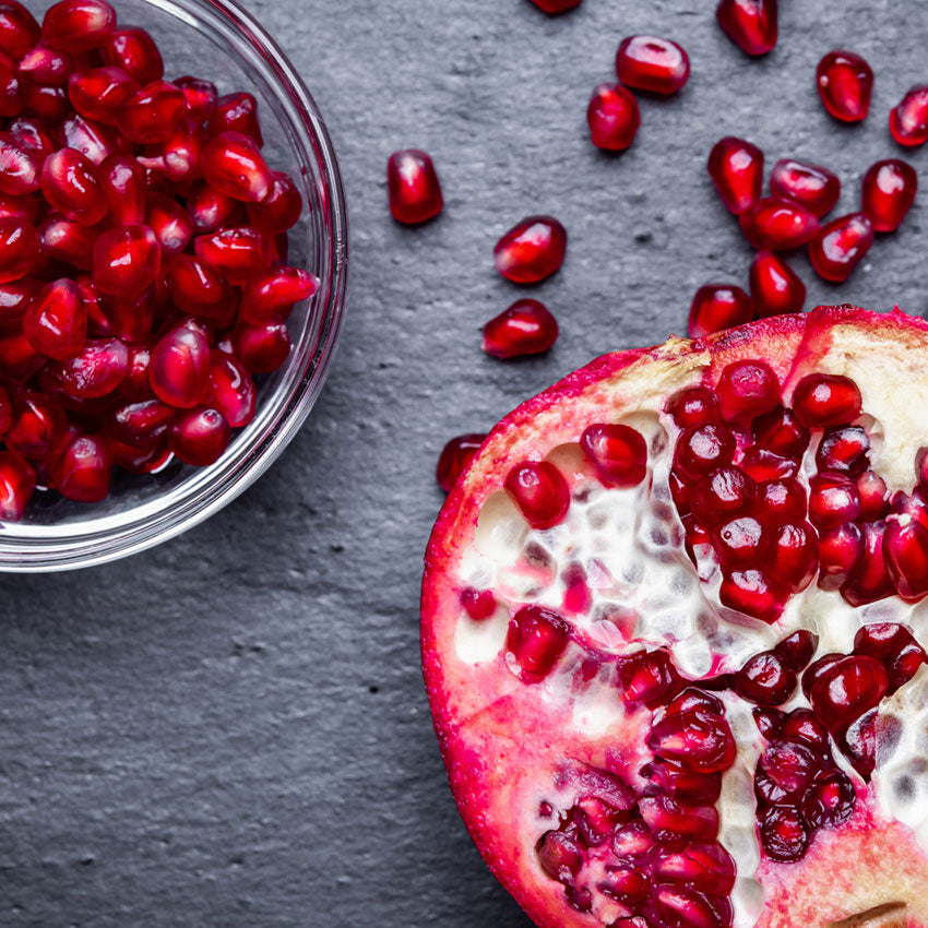 pomegranate seed extract in clean ingredient natural skincare